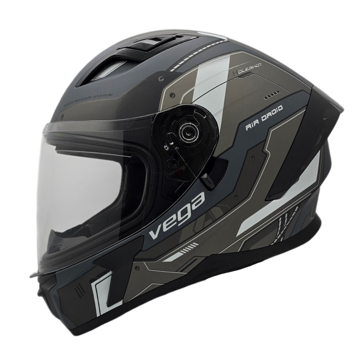 Helmet HOLESHOT Air Droid Black