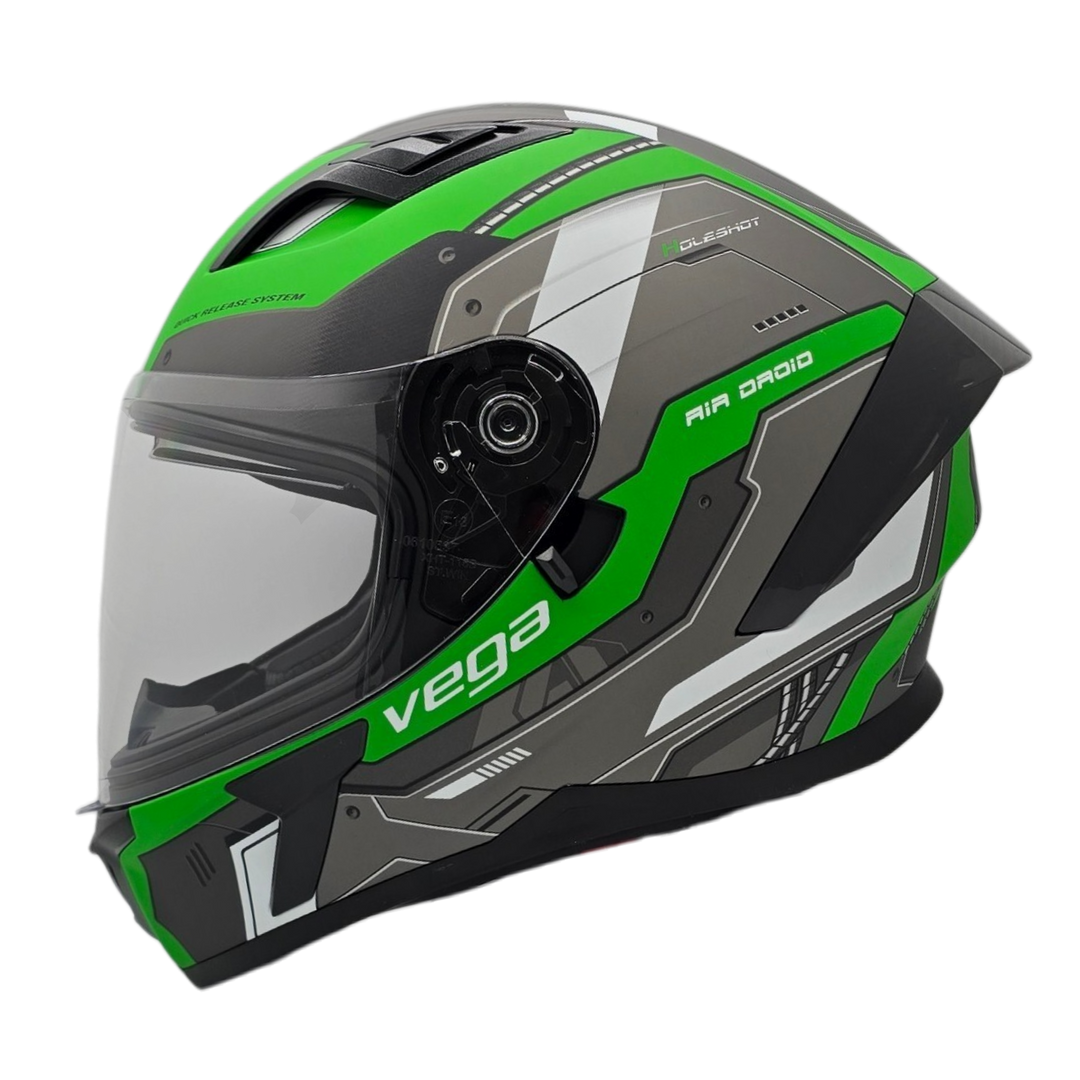 Helmet HOLESHOT Air Droid Green