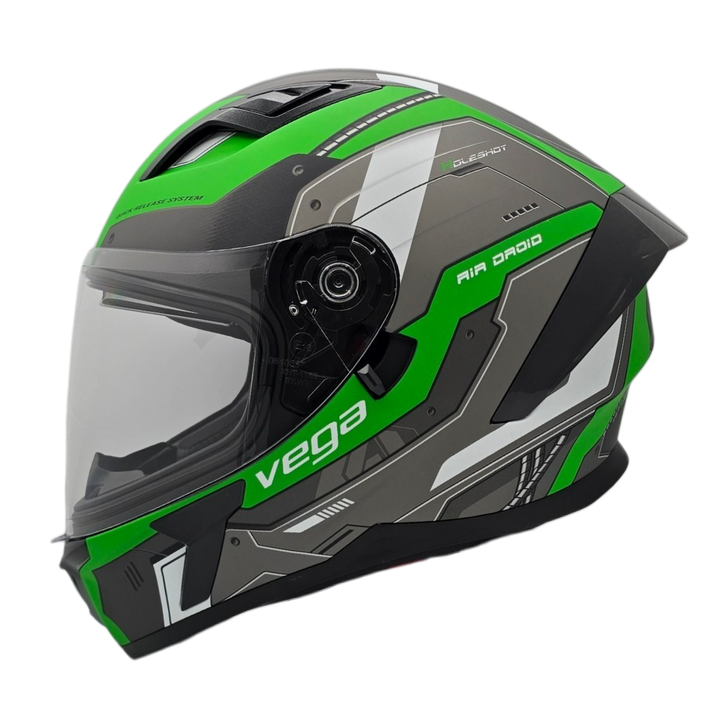 Helmet HOLESHOT Air Droid Green