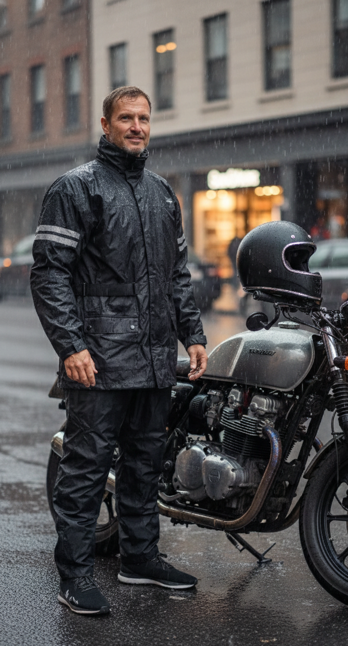 Rain Jacket Black