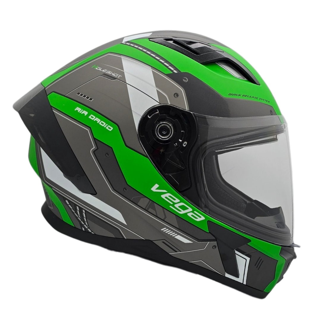Helmet HOLESHOT Air Droid Green