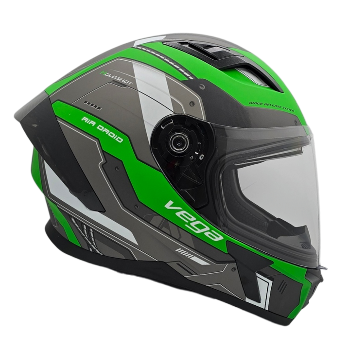 Helmet HOLESHOT Air Droid Green