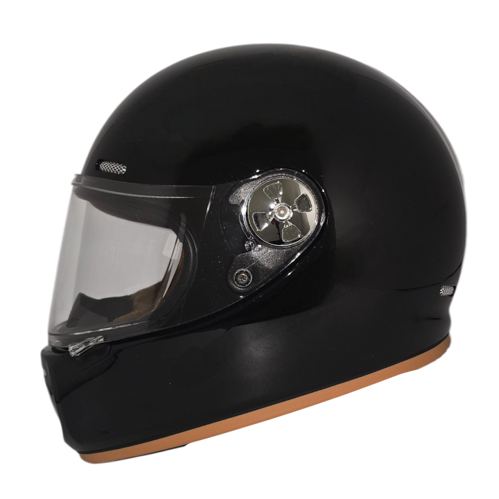 Helmet RETRO Metallic Black