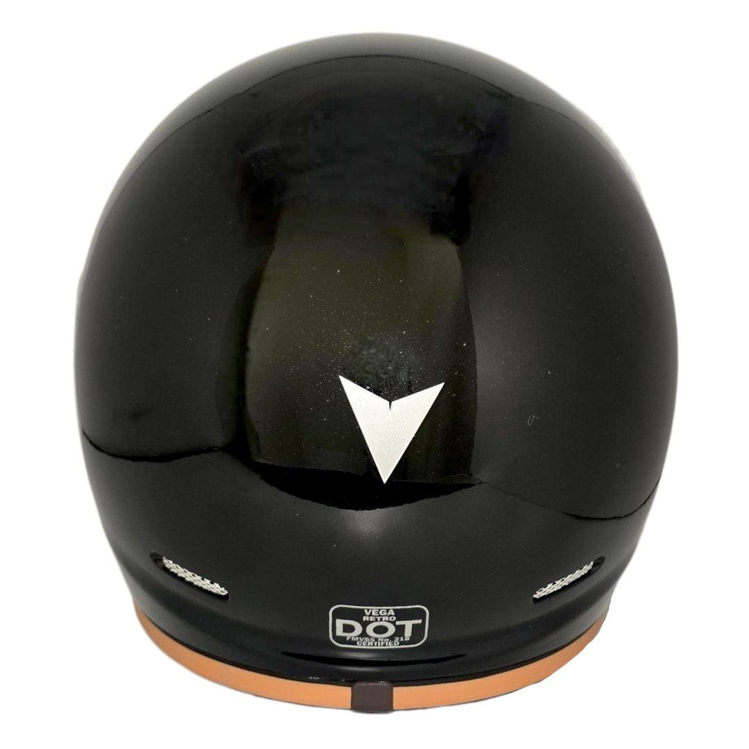 Helmet RETRO Metallic Black