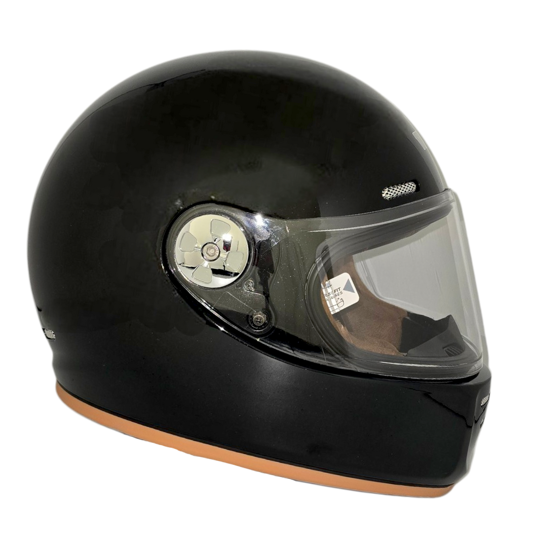 Helmet RETRO Metallic Black