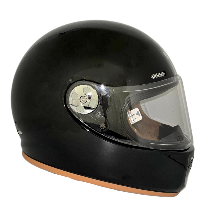 Helmet RETRO Metallic Black