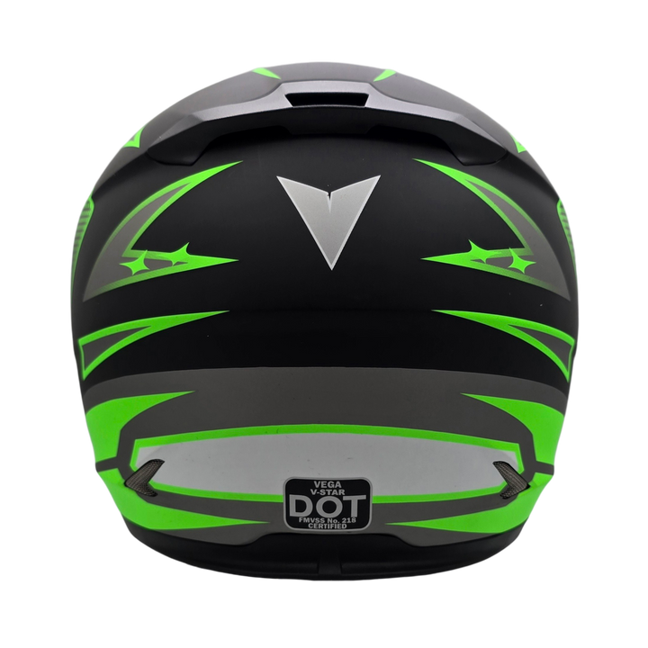 Helmet V-STAR KARTING Evolution Green