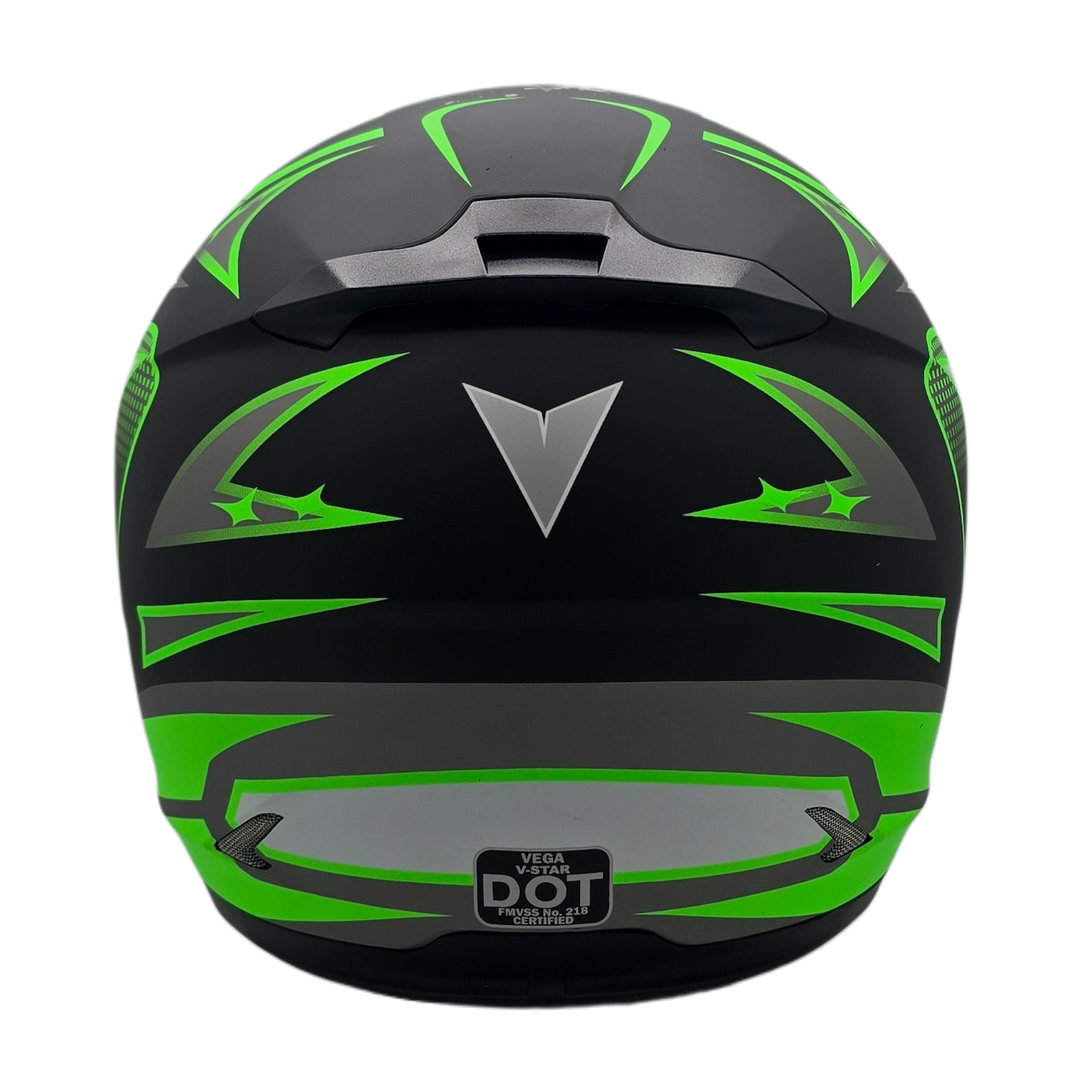 Helmet V-STAR SNOWMOBILE BASIC Evolution Green