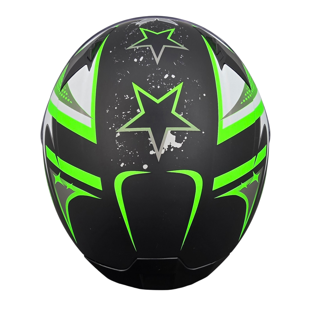Helmet V-STAR KARTING Evolution Green