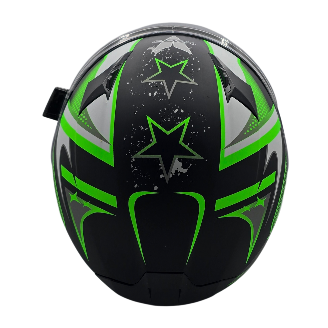 Helmet V-STAR SNOWMOBILE BASIC Evolution Green