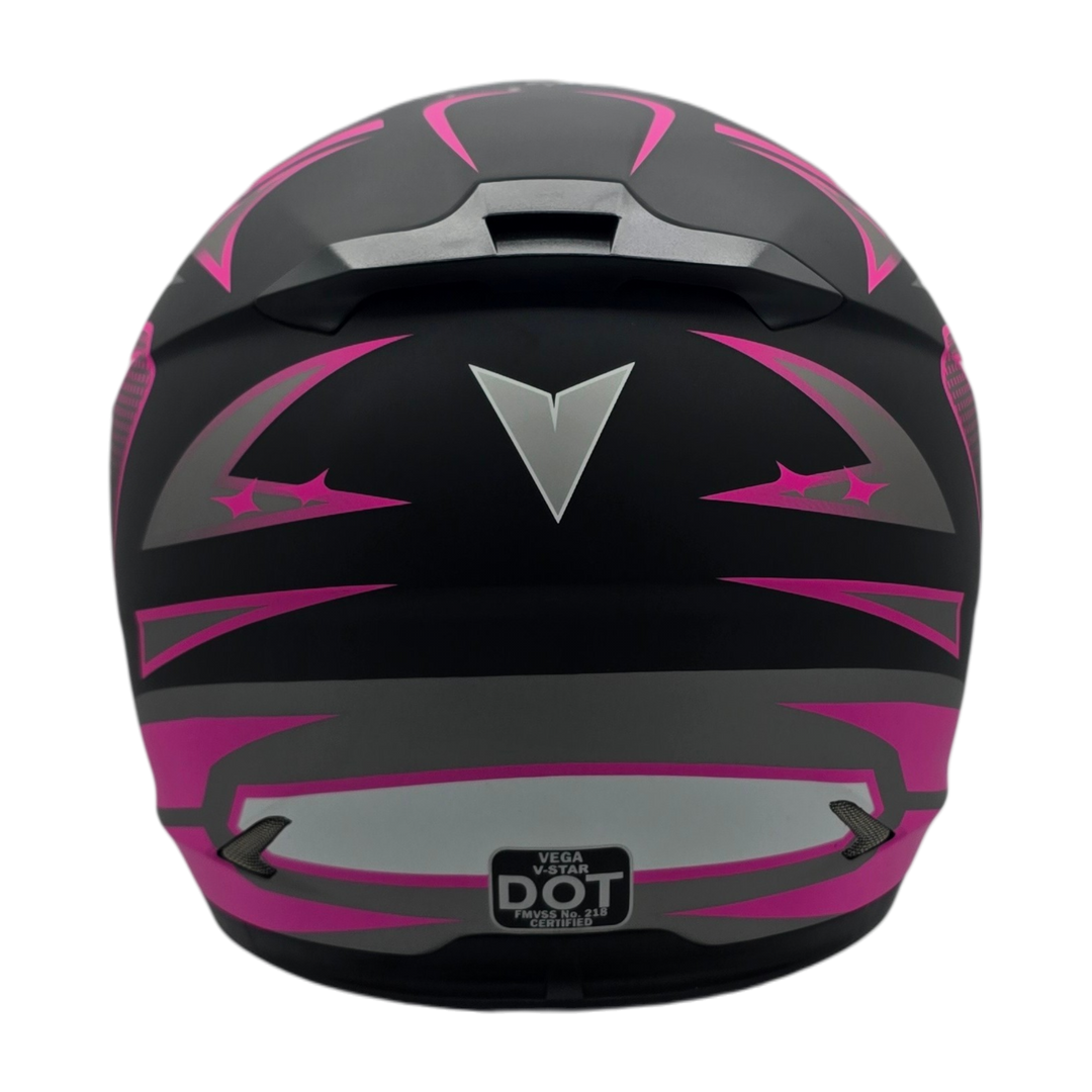 Helmet V-STAR SNOWMOBILE BASIC Evolution Pink
