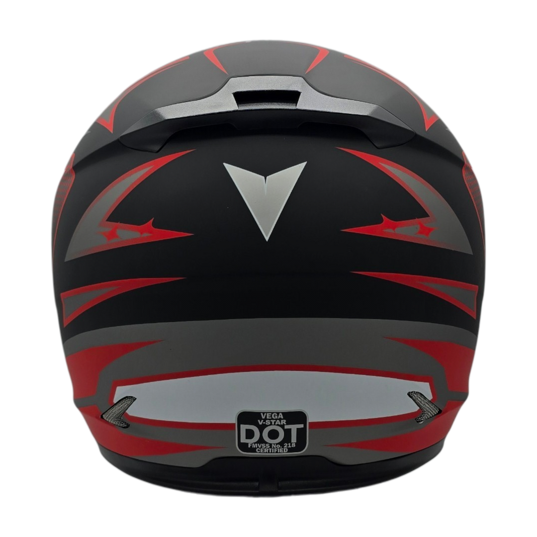 Helmet V-STAR ELECTRIC SNOWMOBILE Evolution Red