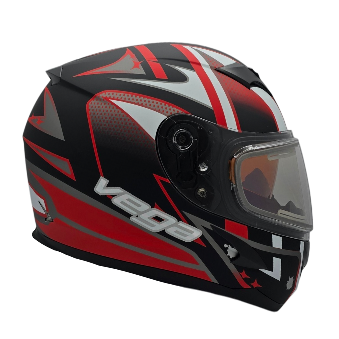 Helmet V-STAR ELECTRIC SNOWMOBILE Evolution Red