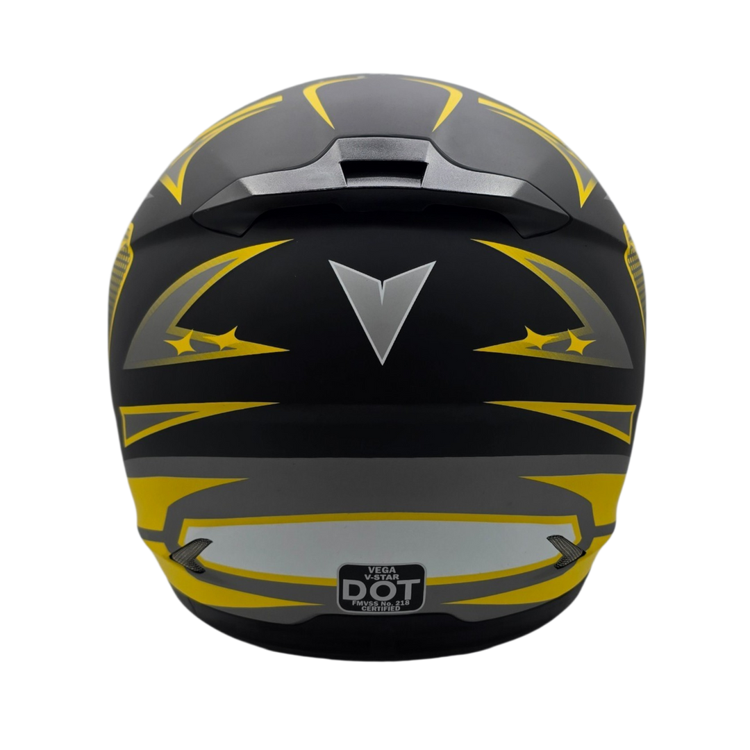 Helmet V-STAR KARTING Evolution Yellow