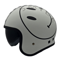 Helmet V8 Checker White Black