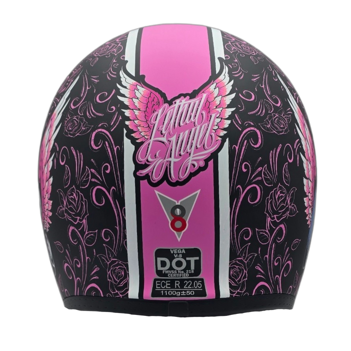 Helmet V8 Lethal Angel Pink