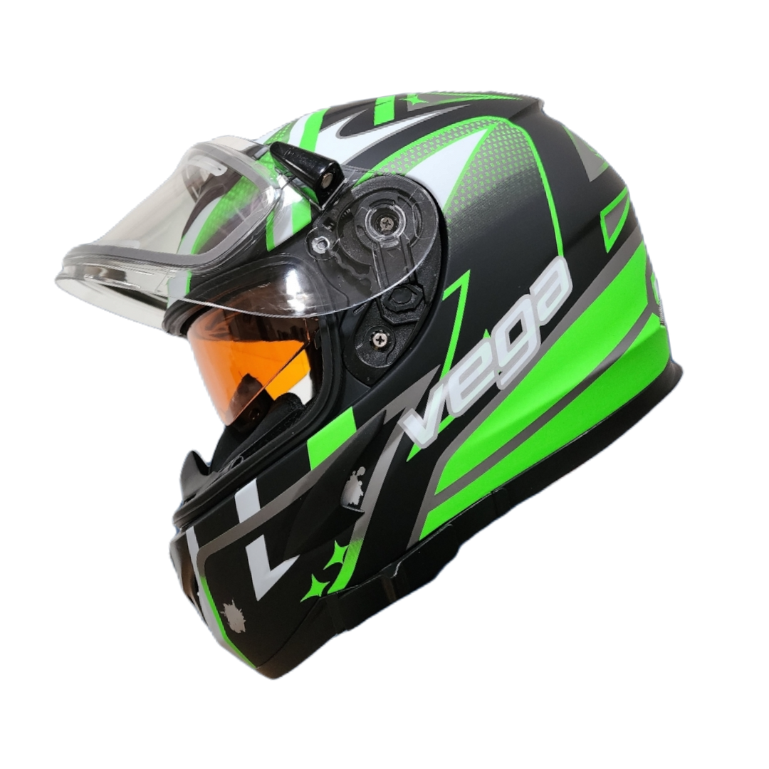 Helmet V-STAR ELECTRIC SNOWMOBILE Evolution Green