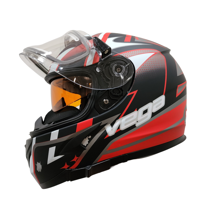 Helmet V-STAR ELECTRIC SNOWMOBILE Evolution Red