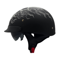 Helmet WARRIOR Flame Skull